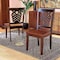 Baxton Studio Gervais Modern Two-Tone Dark Brown and Walnut Brown Finished Wood 2-PC Dining Chair Set 178-11384-Zoro - alternate 7